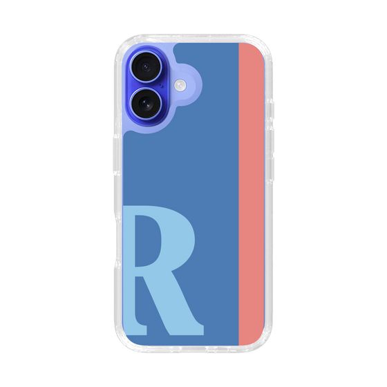 Slim Protection Case［ オリジナル - initial color line - R blue ］
