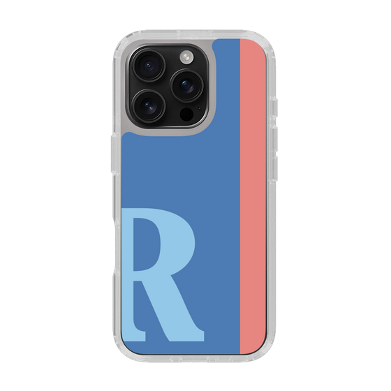 Slim Protection Case［ オリジナル - initial color line - R blue ］