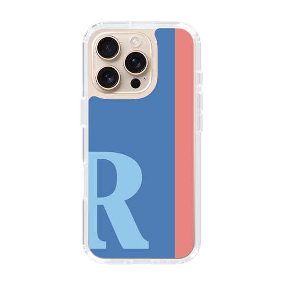 Slim Protection Case［ オリジナル - initial color line - R blue ］
