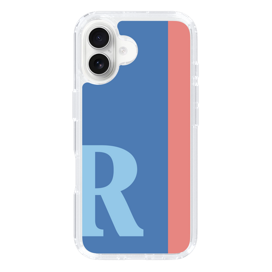 Slim Protection Case［ オリジナル - initial color line - R blue ］