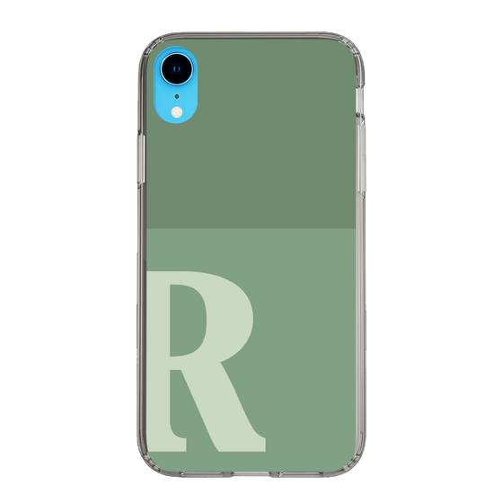 Slim Protection Case［ Original - initial two tone - R green ］