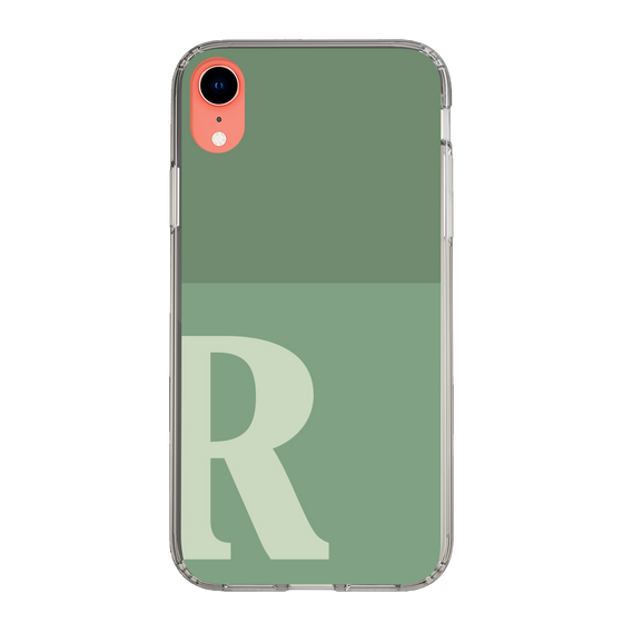 Slim Protection Case［ Original - initial two tone - R green ］