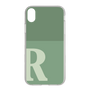 Slim Protection Case［ Original - initial two tone - R green ］