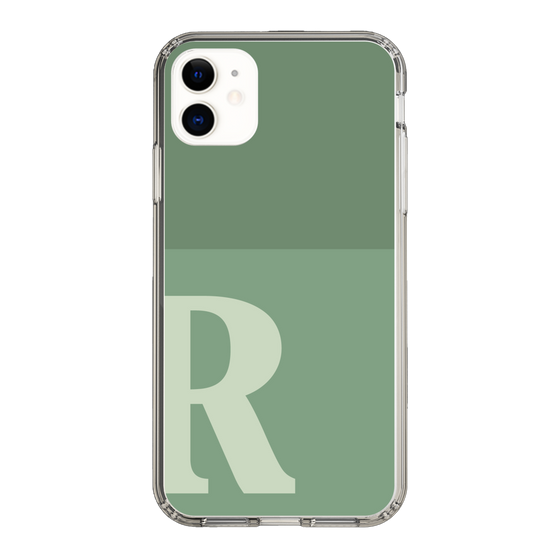 Slim Protection Case［ Original - initial two tone - R green ］