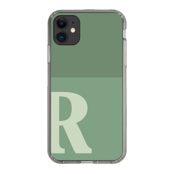 Slim Protection Case［ Original - initial two tone - R green ］