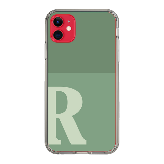 Slim Protection Case［ Original - initial two tone - R green ］