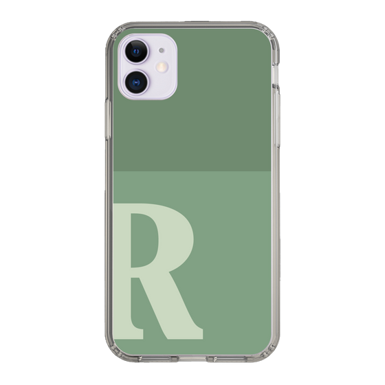 Slim Protection Case［ Original - initial two tone - R green ］