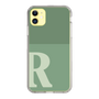 Slim Protection Case［ Original - initial two tone - R green ］