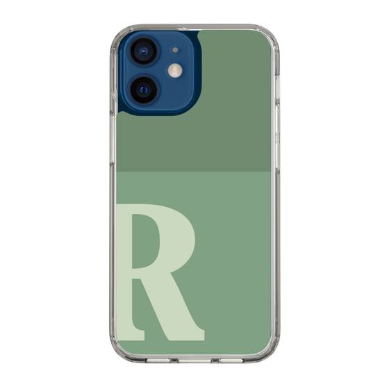 Slim Protection Case［ Original - initial two tone - R green ］