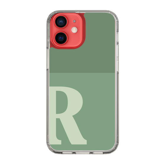 Slim Protection Case［ Original - initial two tone - R green ］