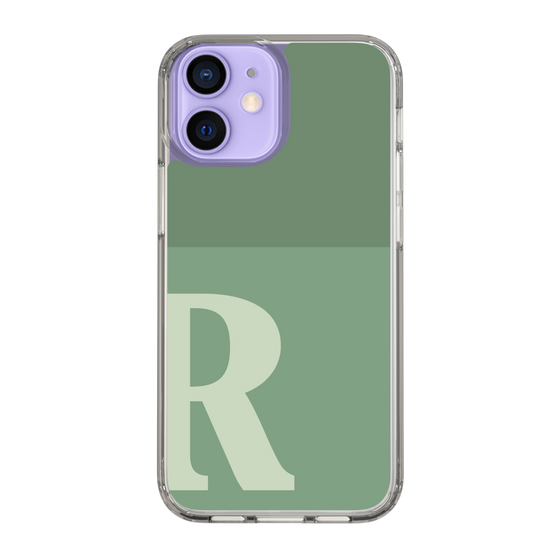 Slim Protection Case［ Original - initial two tone - R green ］