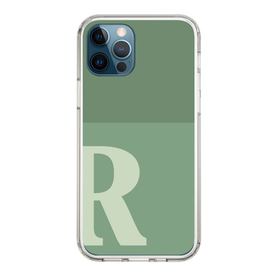 Slim Protection Case［ Original - initial two tone - R green ］
