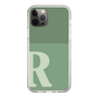 Slim Protection Case［ Original - initial two tone - R green ］