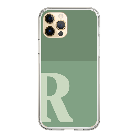 Slim Protection Case［ Original - initial two tone - R green ］