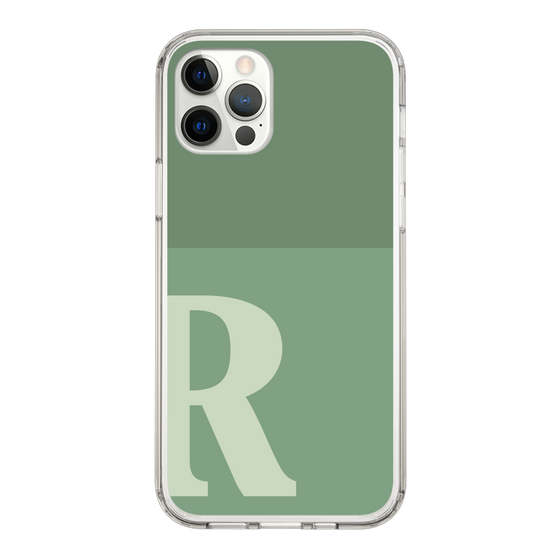 Slim Protection Case［ Original - initial two tone - R green ］