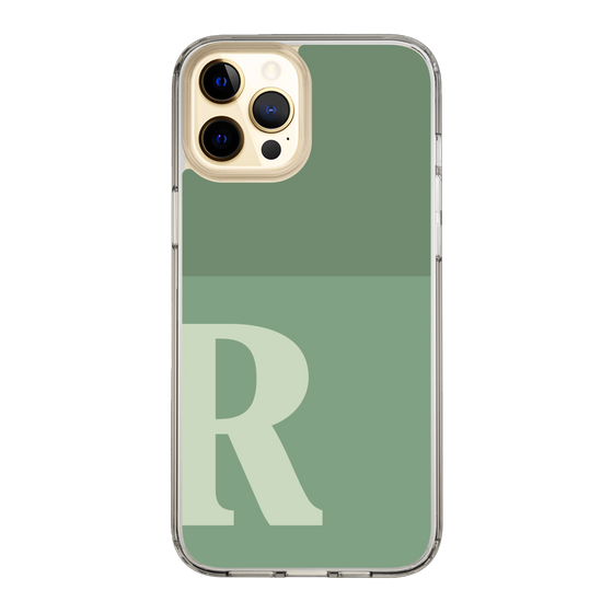 Slim Protection Case［ Original - initial two tone - R green ］