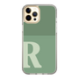Slim Protection Case［ Original - initial two tone - R green ］