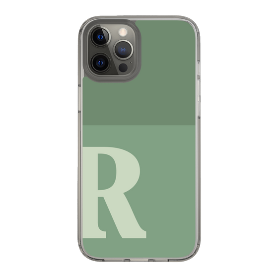 Slim Protection Case［ Original - initial two tone - R green ］
