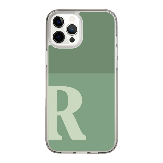 Slim Protection Case［ Original - initial two tone - R green ］