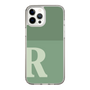 Slim Protection Case［ Original - initial two tone - R green ］