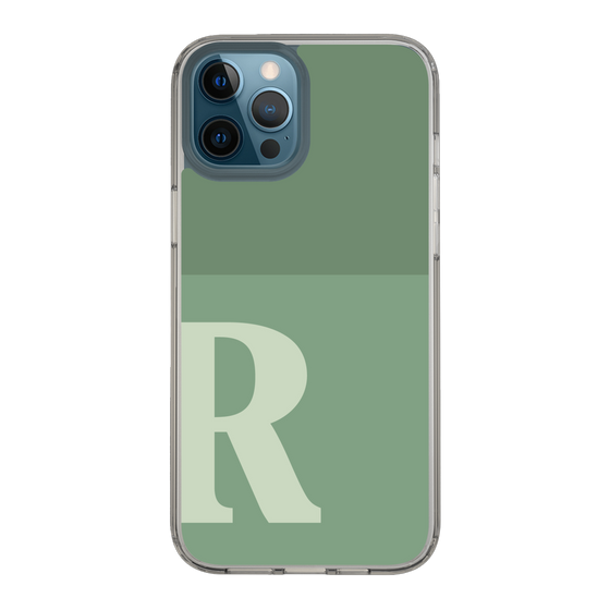 Slim Protection Case［ Original - initial two tone - R green ］