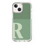 Slim Protection Case［ Original - initial two tone - R green ］