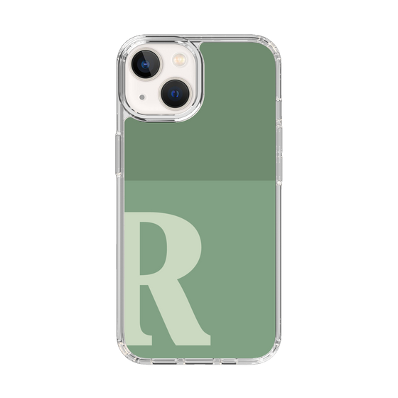 Slim Protection Case［ Original - initial two tone - R green ］