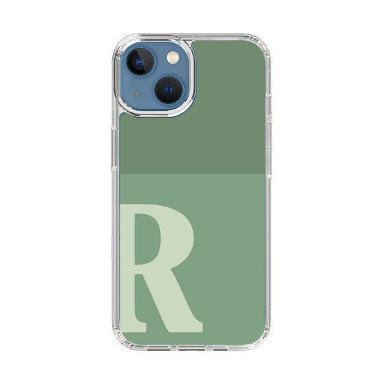 Slim Protection Case［ Original - initial two tone - R green ］
