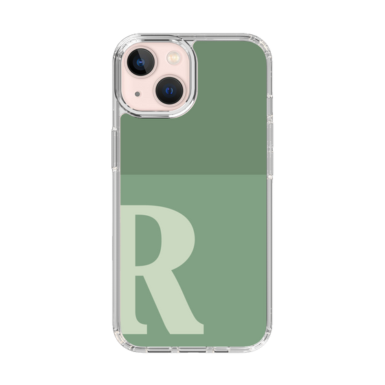 Slim Protection Case［ Original - initial two tone - R green ］