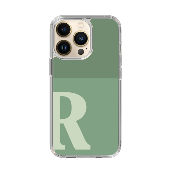 Slim Protection Case［ Original - initial two tone - R green ］