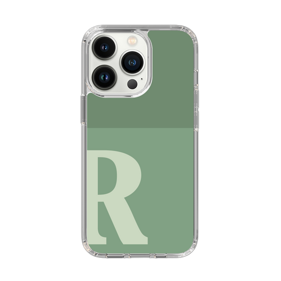 Slim Protection Case［ Original - initial two tone - R green ］