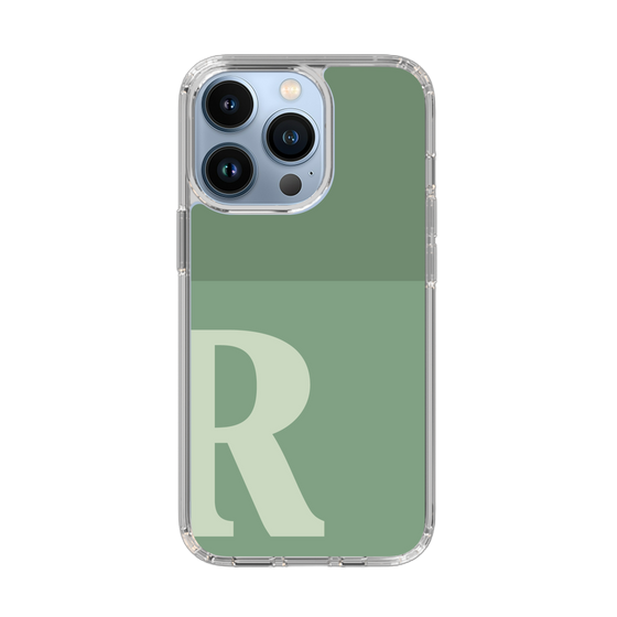Slim Protection Case［ Original - initial two tone - R green ］
