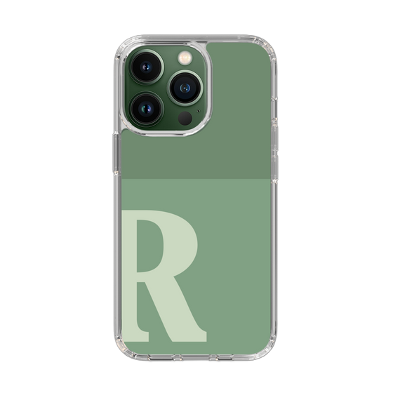 Slim Protection Case［ Original - initial two tone - R green ］