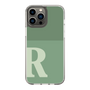 Slim Protection Case［ Original - initial two tone - R green ］
