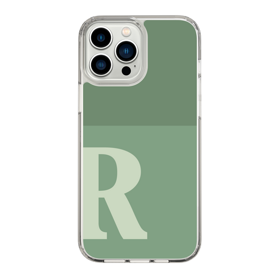 Slim Protection Case［ Original - initial two tone - R green ］
