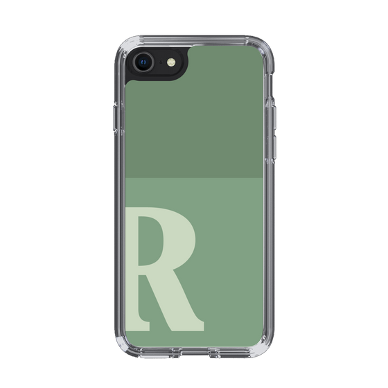 Slim Protection Case［ Original - initial two tone - R green ］
