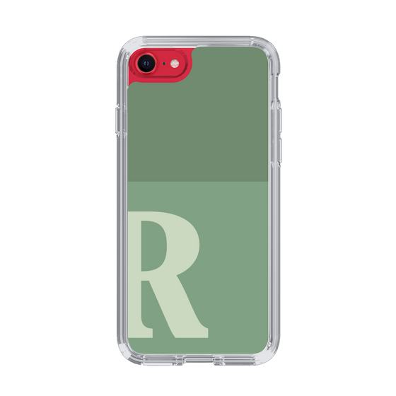 Slim Protection Case［ Original - initial two tone - R green ］
