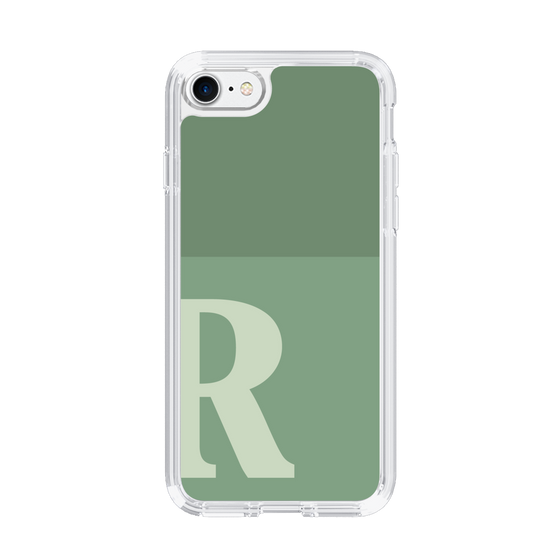 Slim Protection Case［ Original - initial two tone - R green ］