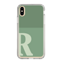 Slim Protection Case［ Original - initial two tone - R green ］