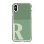Slim Protection Case［ Original - initial two tone - R green ］