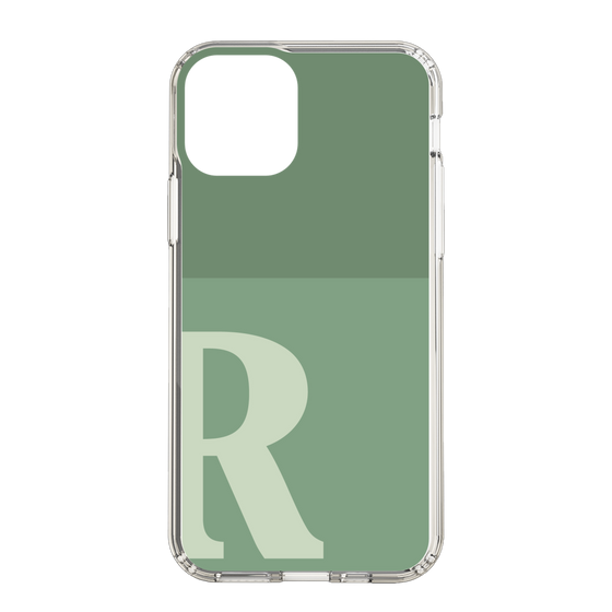 Slim Protection Case［ Original - initial two tone - R green ］