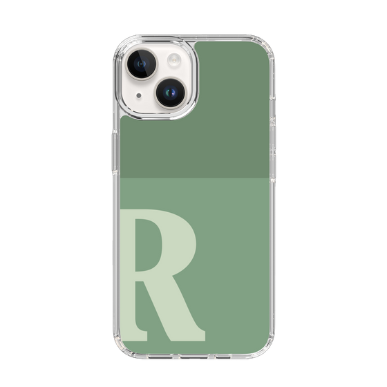 Slim Protection Case［ Original - initial two tone - R green ］