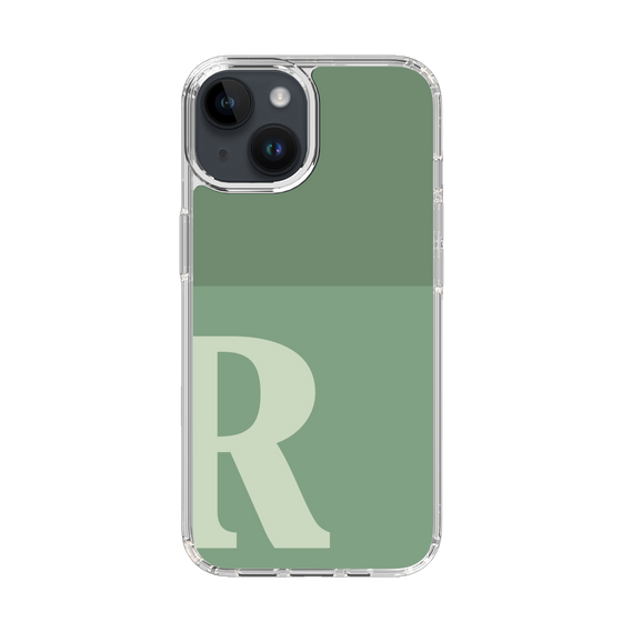 Slim Protection Case［ Original - initial two tone - R green ］