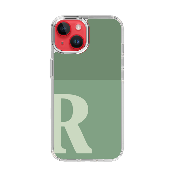 Slim Protection Case［ Original - initial two tone - R green ］