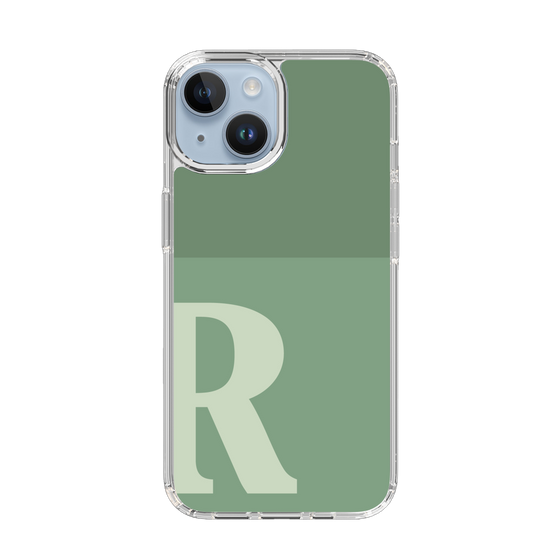 Slim Protection Case［ Original - initial two tone - R green ］