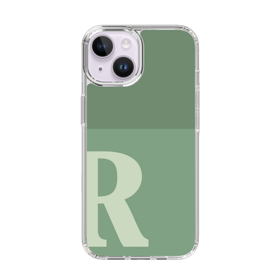 Slim Protection Case［ Original - initial two tone - R green ］