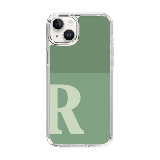Slim Protection Case［ Original - initial two tone - R green ］