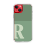 Slim Protection Case［ Original - initial two tone - R green ］