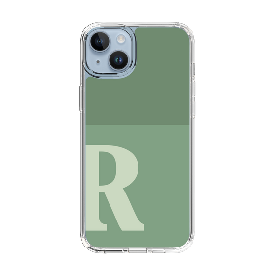 Slim Protection Case［ Original - initial two tone - R green ］