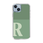 Slim Protection Case［ Original - initial two tone - R green ］